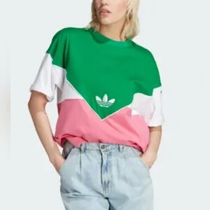 Adidas Adicolor Heritage Now Oversized T Shirt Small Medium